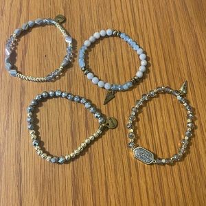 Set of 4 Erimish stretch bracelets